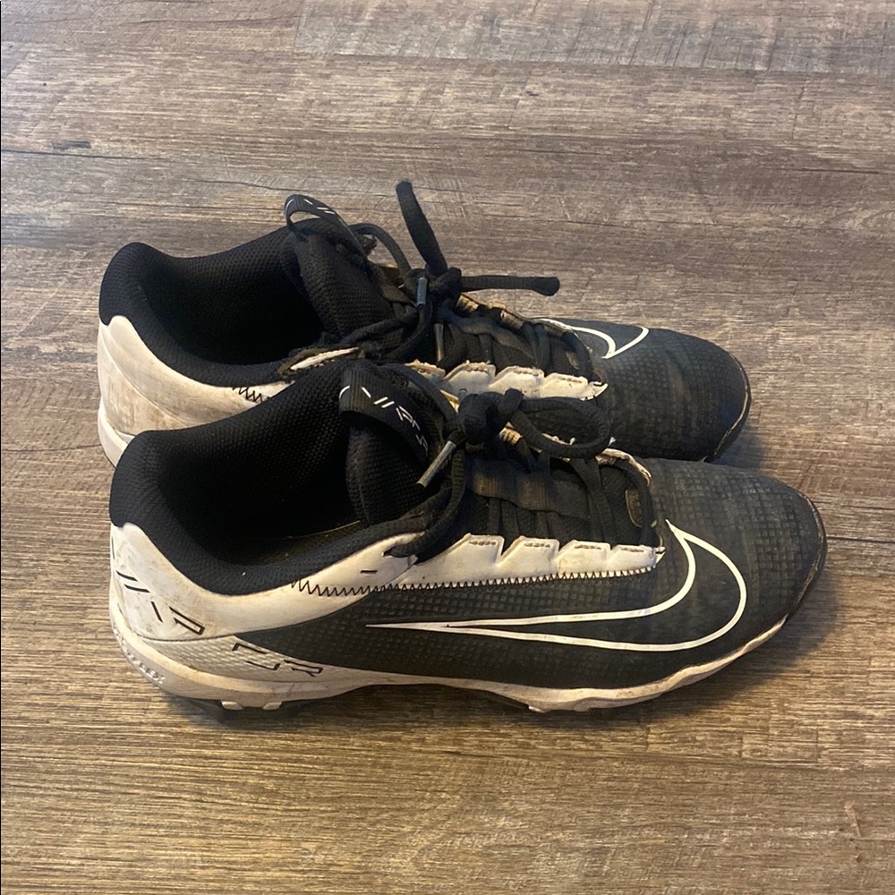 Nike Black and White Football Cleats